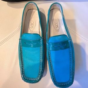 TOD'S Blue Ladies Shoes, Loafers